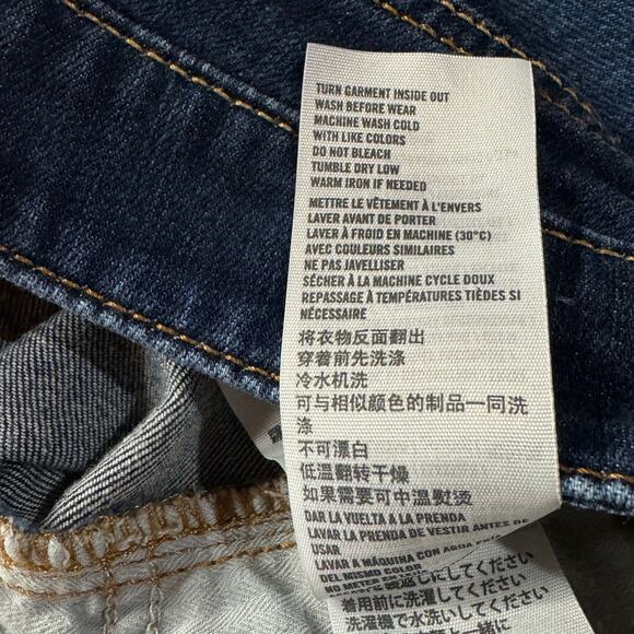 Hollister JRS SZ 7R Skinny Jeans Mid-Rise Zip-Fly Whiskered Medium Wash Pockets - Picture 9 of 10